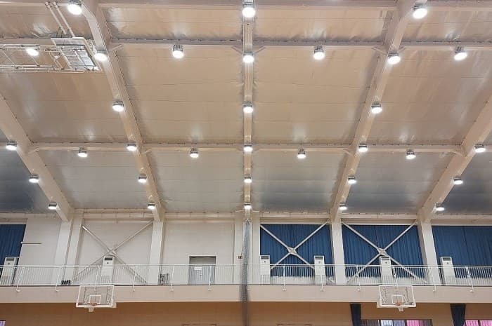 鳥取城北高等学校様 施工完了後の体育館